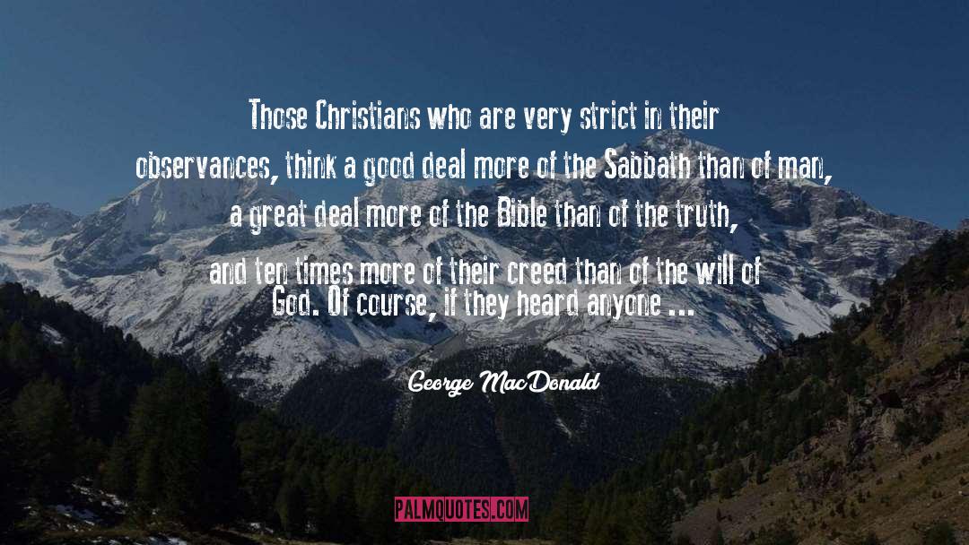 Christian Atheist quotes by George MacDonald