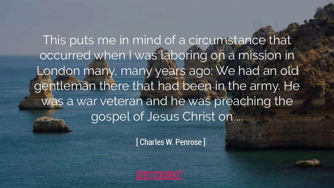 Christian Author quotes by Charles W. Penrose