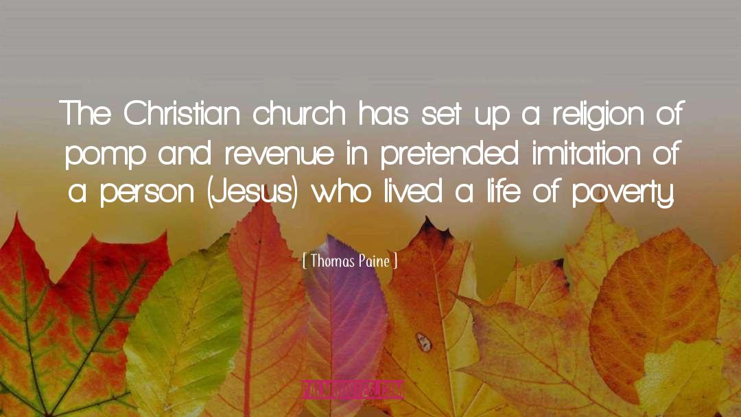 Christian Church quotes by Thomas Paine