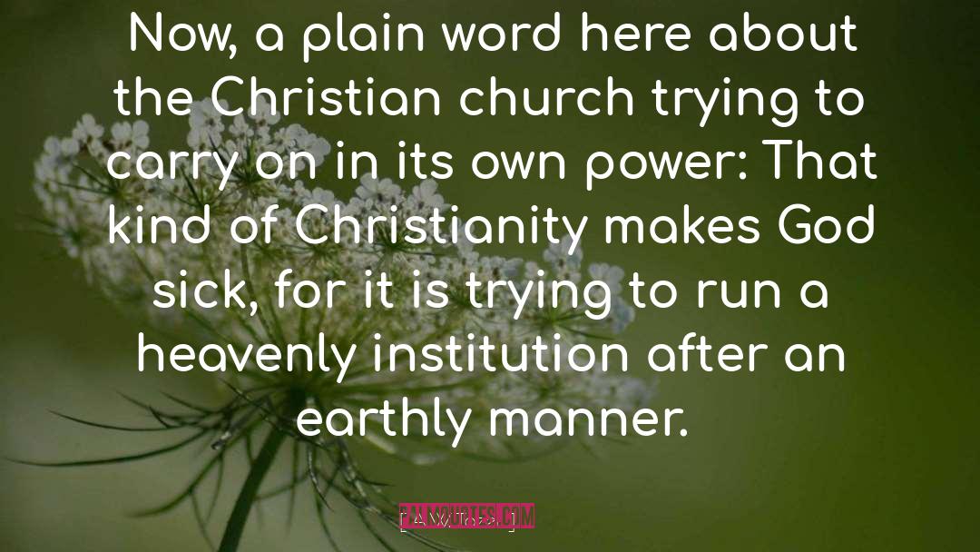 Christian Church quotes by A.W. Tozer