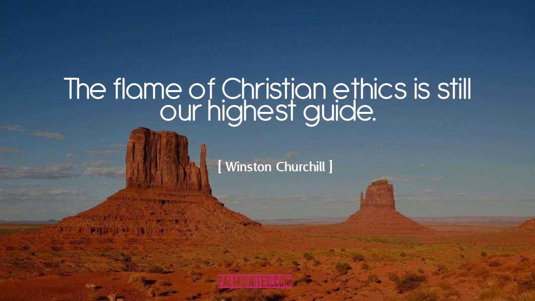 Christian Ethics quotes by Winston Churchill