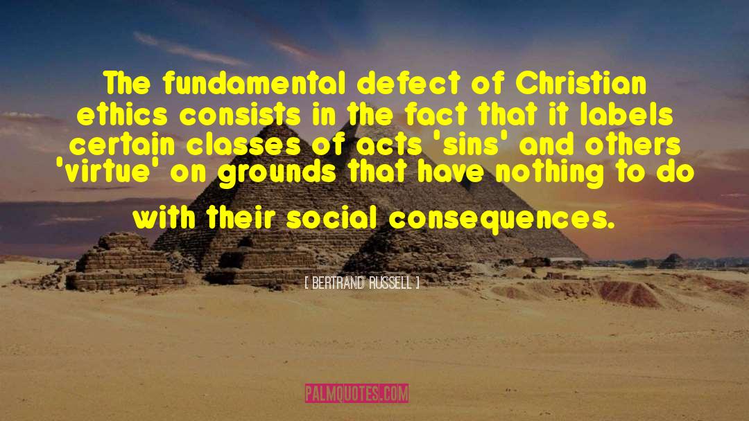 Christian Ethics quotes by Bertrand Russell