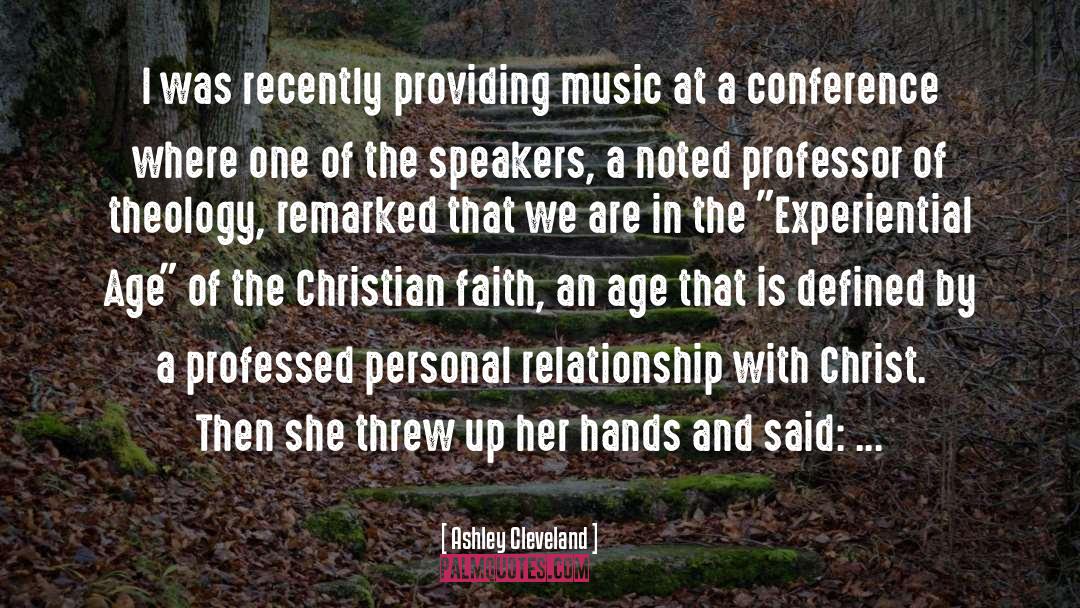 Christian Faith quotes by Ashley Cleveland