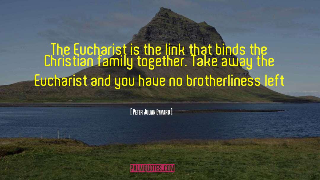 Christian Family quotes by Peter Julian Eymard