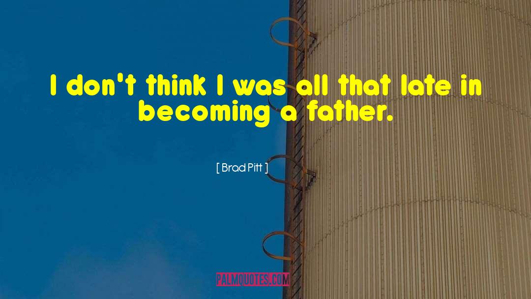 Christian Father quotes by Brad Pitt
