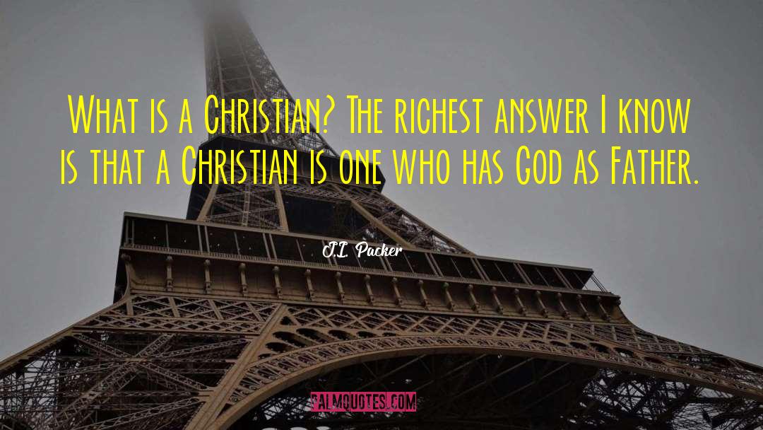 Christian Father quotes by J.I. Packer