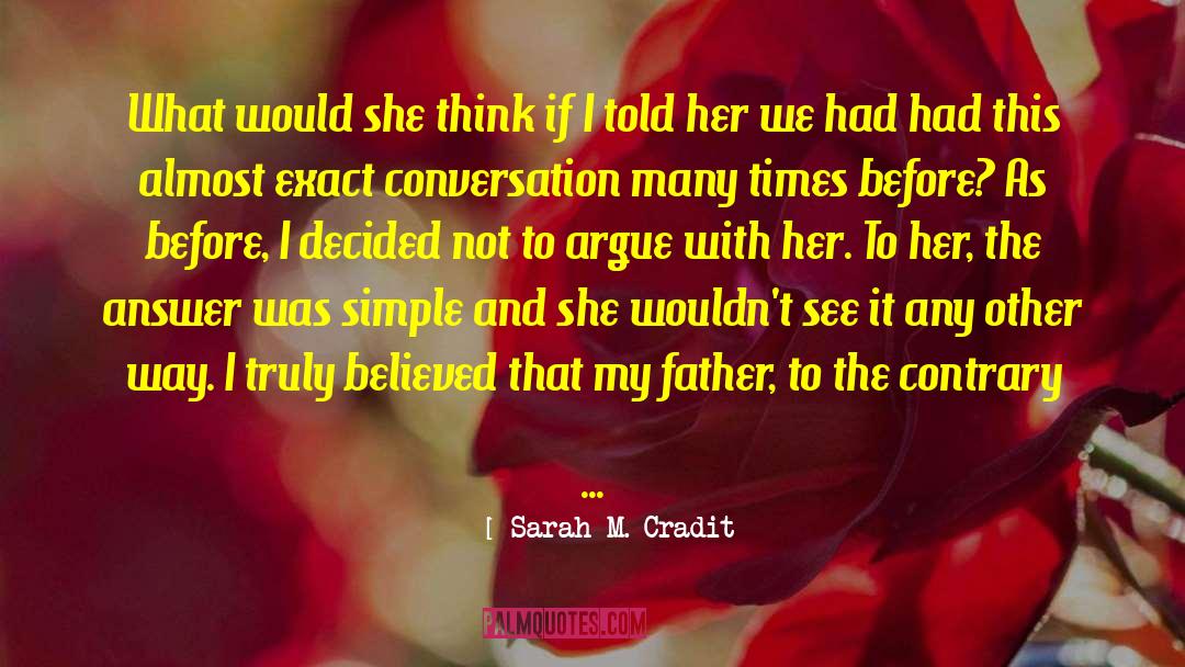 Christian Father quotes by Sarah M. Cradit