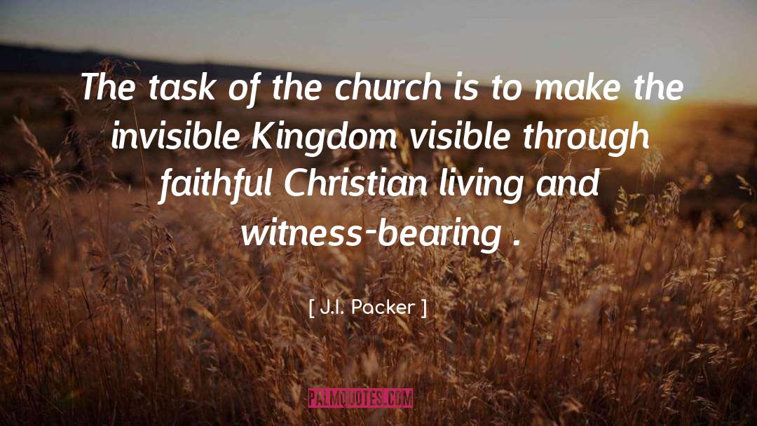 Christian Faust quotes by J.I. Packer