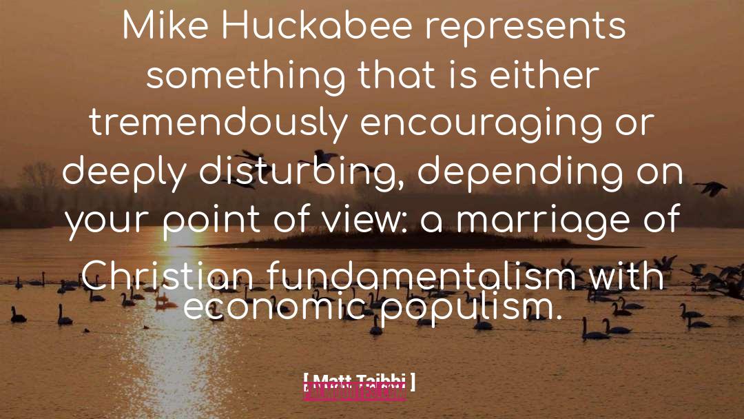 Christian Fundamentalism quotes by Matt Taibbi