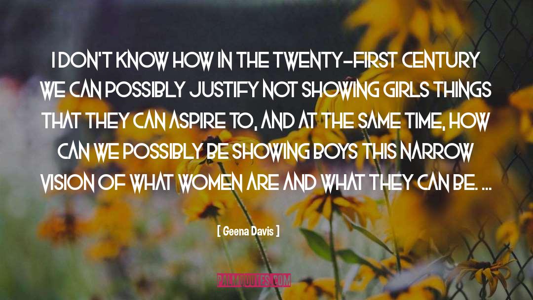 Christian Girl quotes by Geena Davis