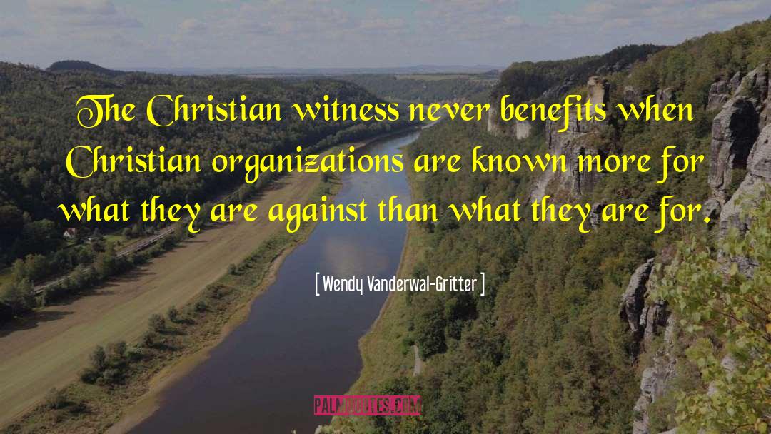 Christian Governance quotes by Wendy Vanderwal-Gritter
