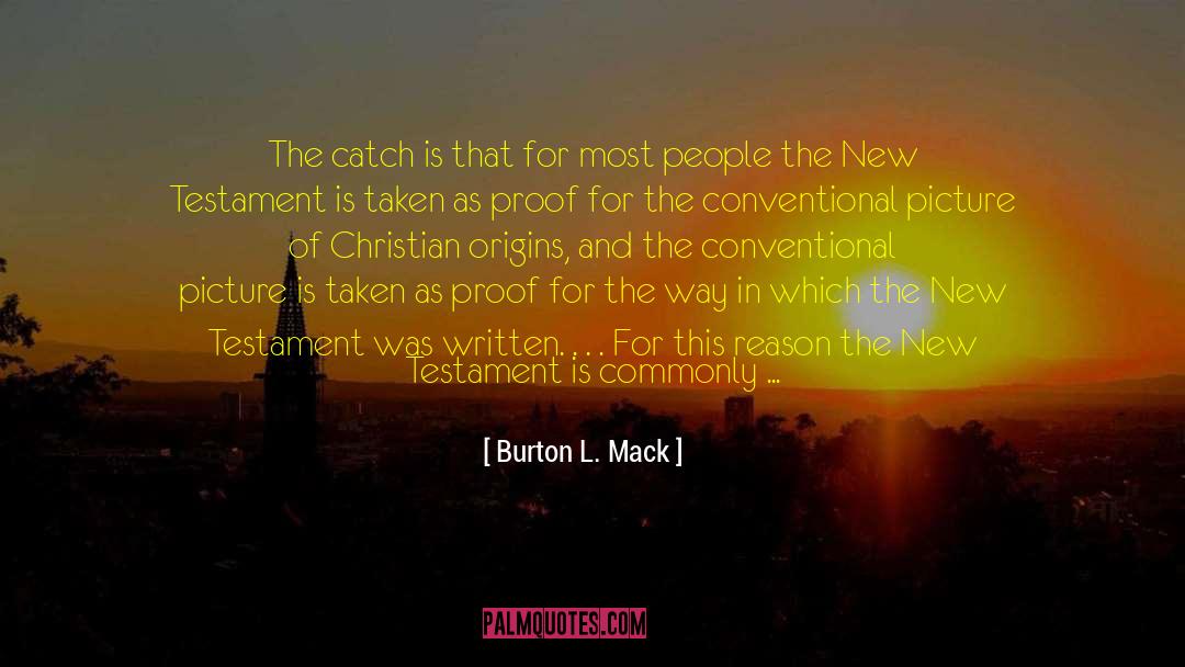 Christian Grief quotes by Burton L. Mack