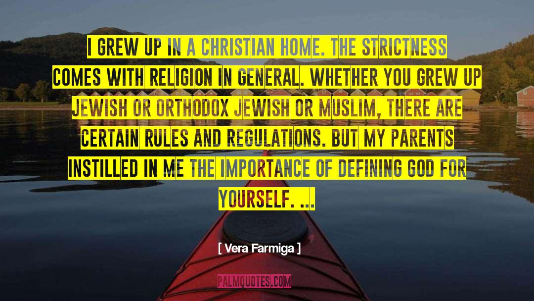 Christian Home quotes by Vera Farmiga