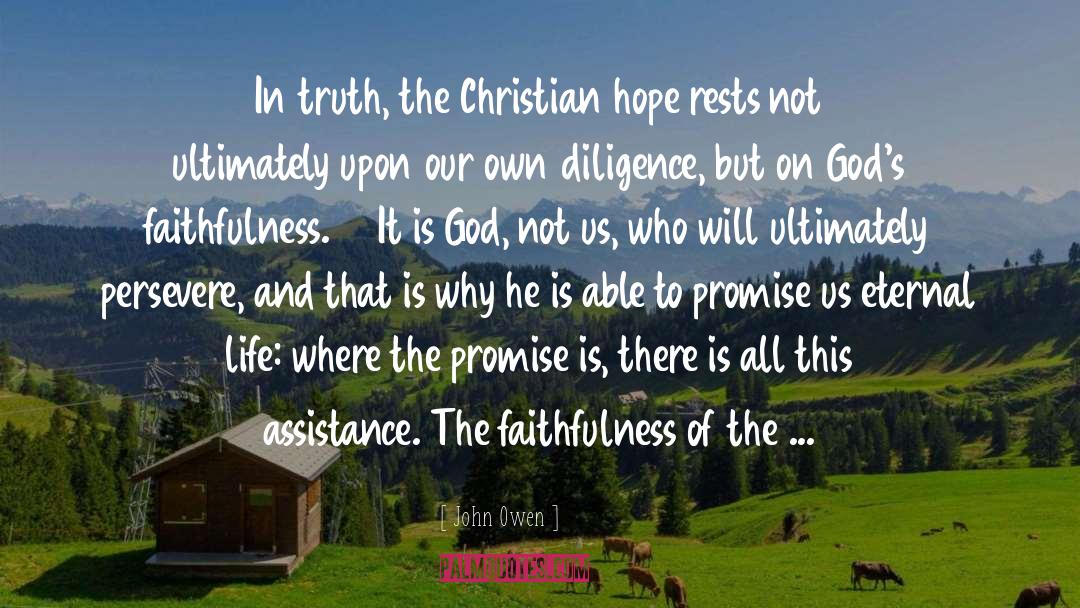 Christian Hope quotes by John Owen