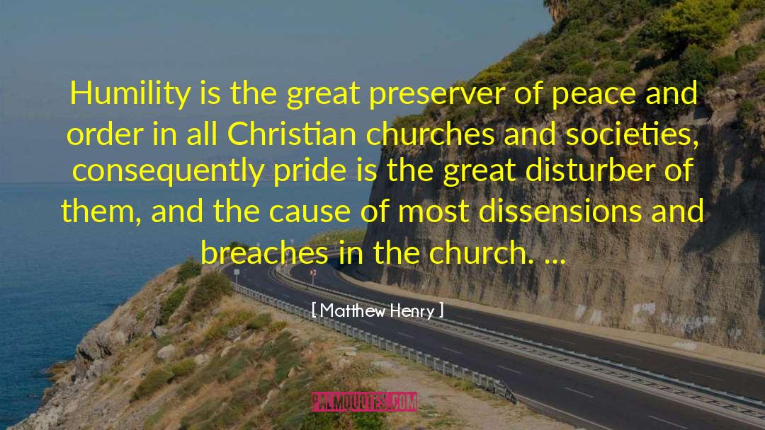 Christian Humility quotes by Matthew Henry