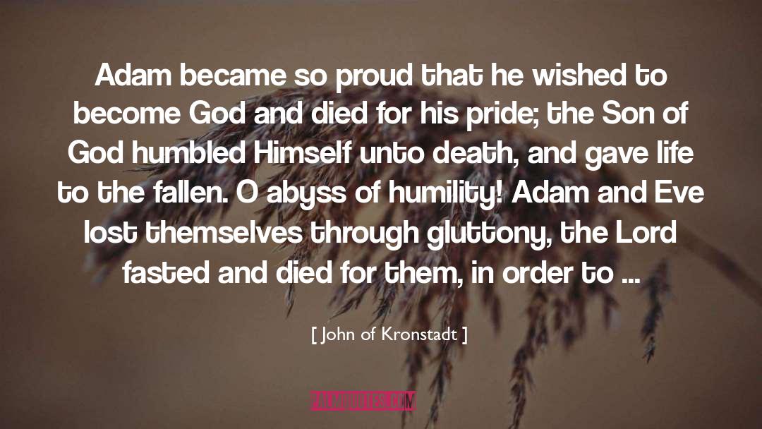 Christian Humility quotes by John Of Kronstadt