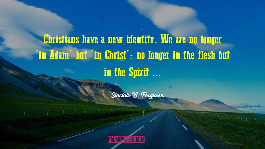Christian Identity quotes by Sinclair B. Ferguson