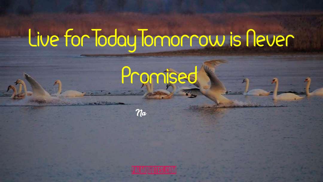Christian Images Tomorrow Is Not Promised quotes by Na