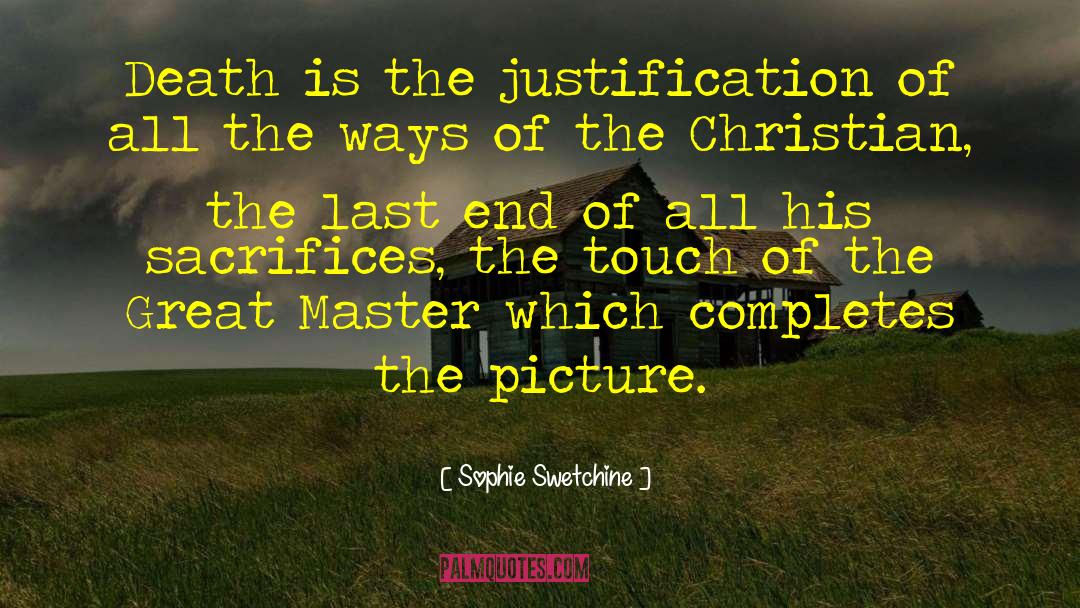 Christian Last Sacrifice Tasha quotes by Sophie Swetchine