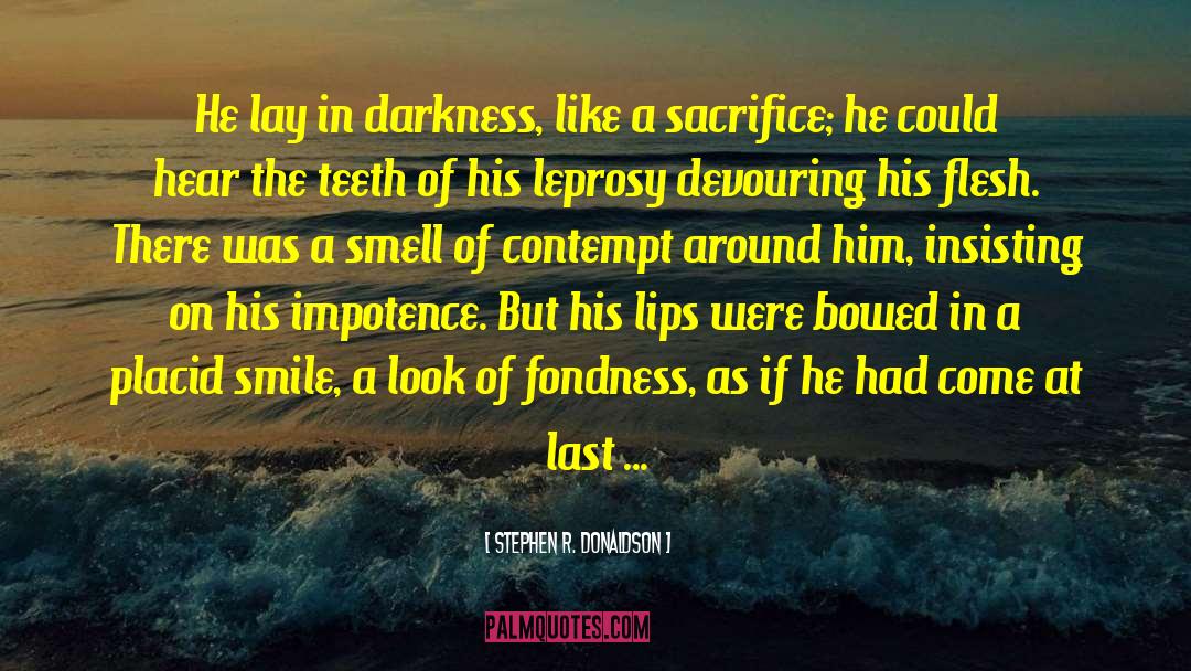 Christian Last Sacrifice Tasha quotes by Stephen R. Donaldson