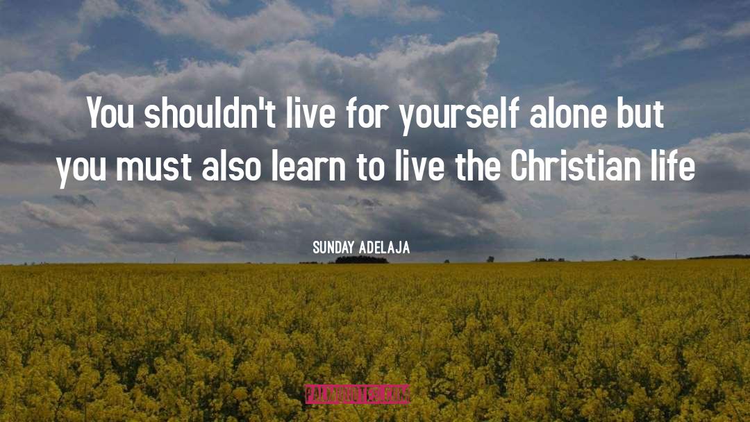 Christian Life quotes by Sunday Adelaja