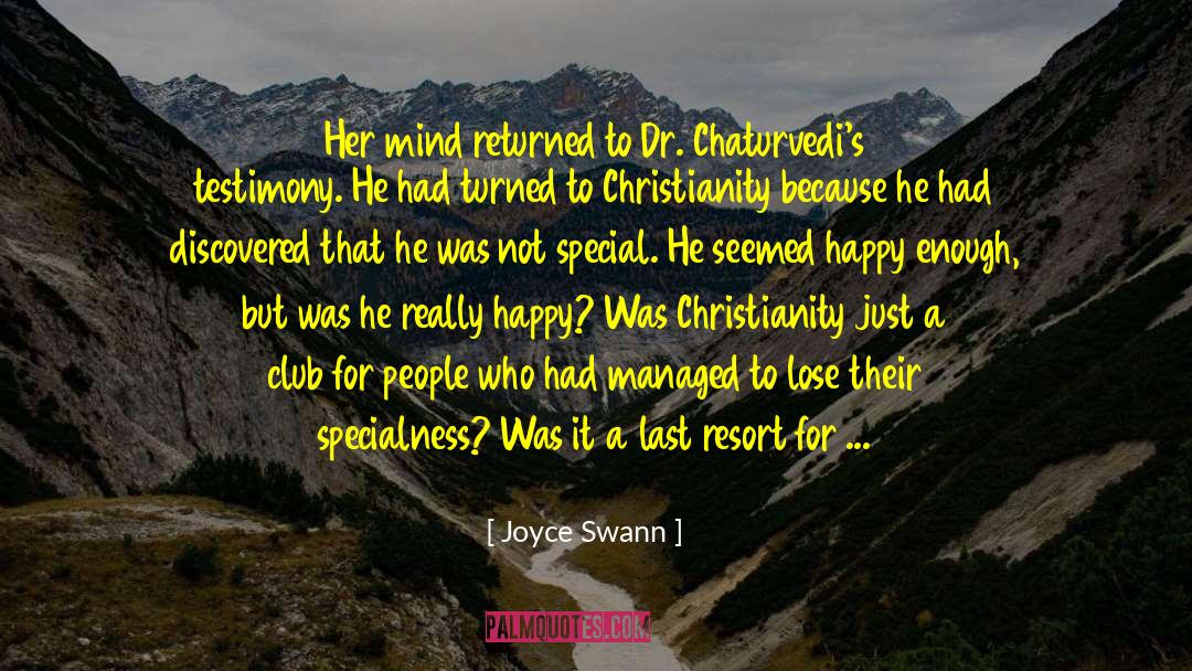 Christian Lifefe quotes by Joyce Swann