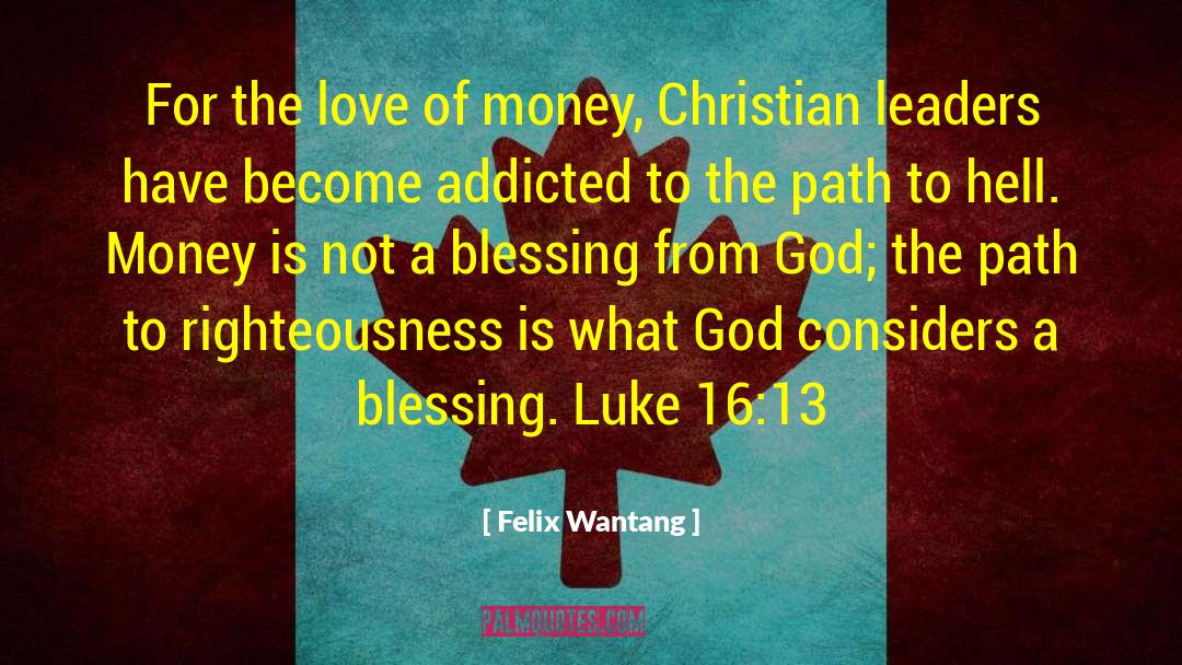 Christian Lifefe quotes by Felix Wantang
