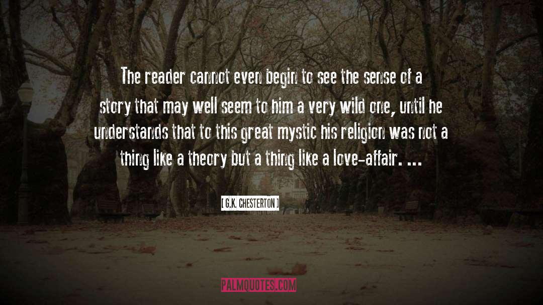 Christian Love Story quotes by G.K. Chesterton