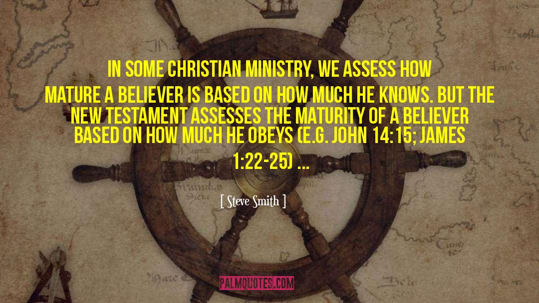 Christian Ministry quotes by Steve Smith