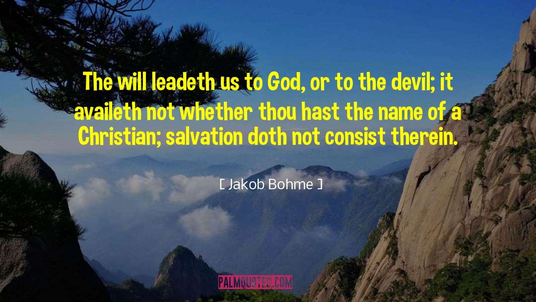 Christian Missionary quotes by Jakob Bohme
