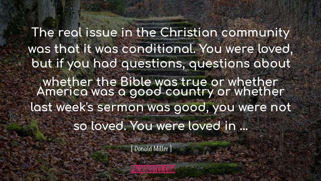 Christian Missionary quotes by Donald Miller