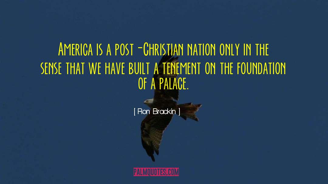 Christian Nation quotes by Ron Brackin