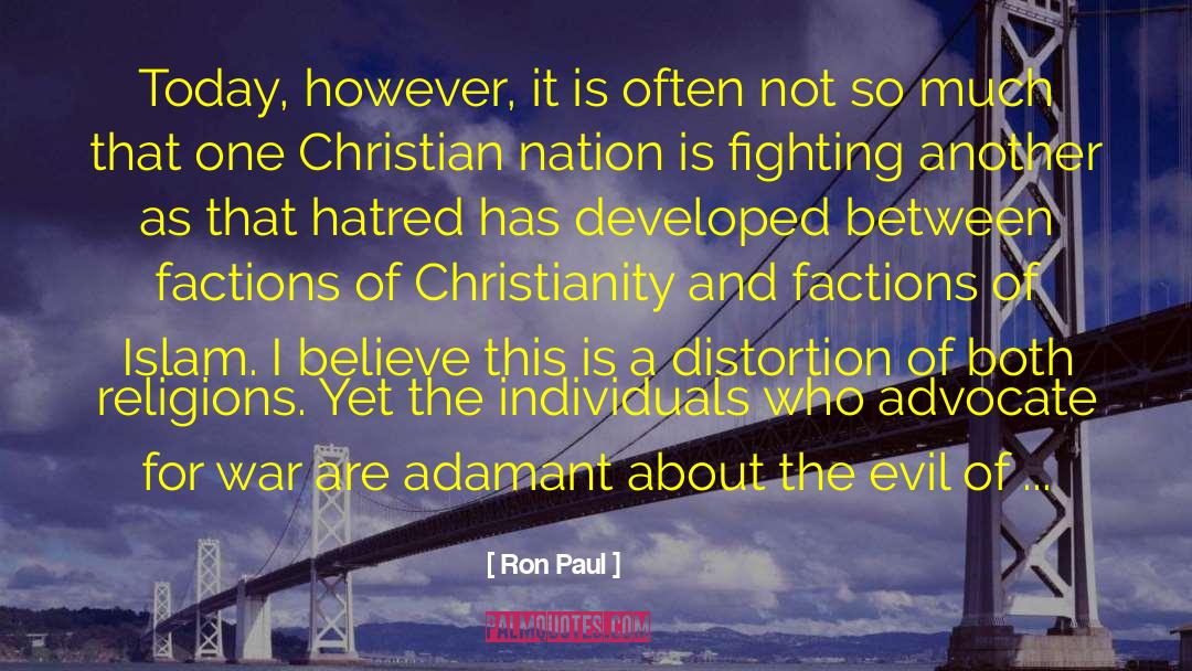 Christian Nation quotes by Ron Paul