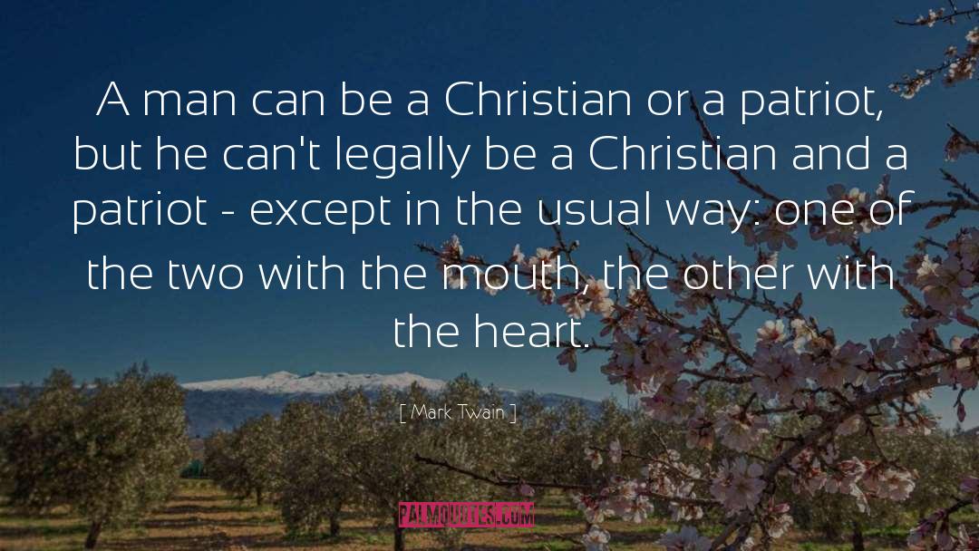 Christian Patriotic quotes by Mark Twain