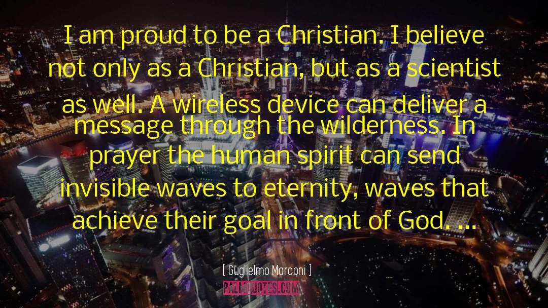 Christian Prayer quotes by Guglielmo Marconi