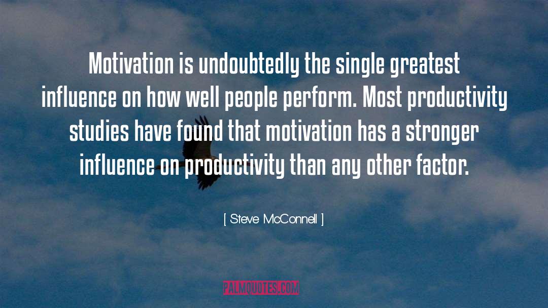 Christian Productivity quotes by Steve McConnell