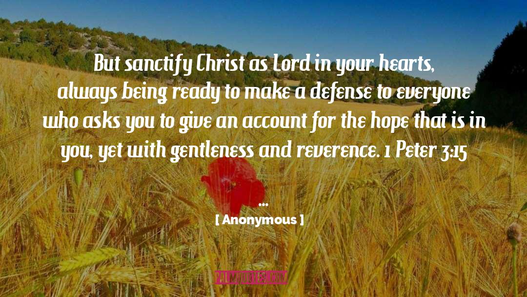 Christian quotes by Anonymous