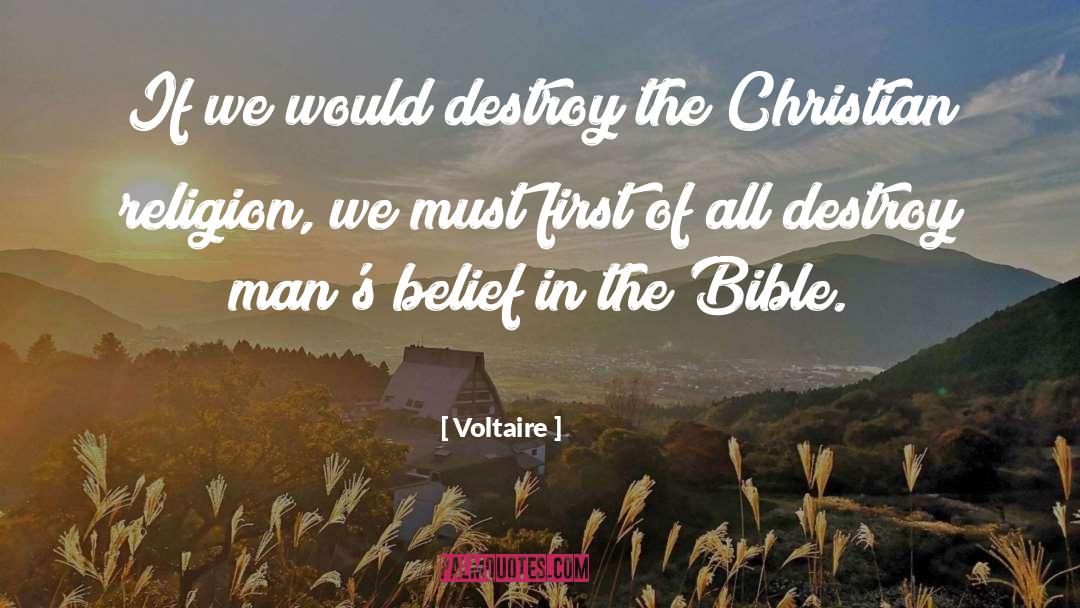 Christian Religion quotes by Voltaire