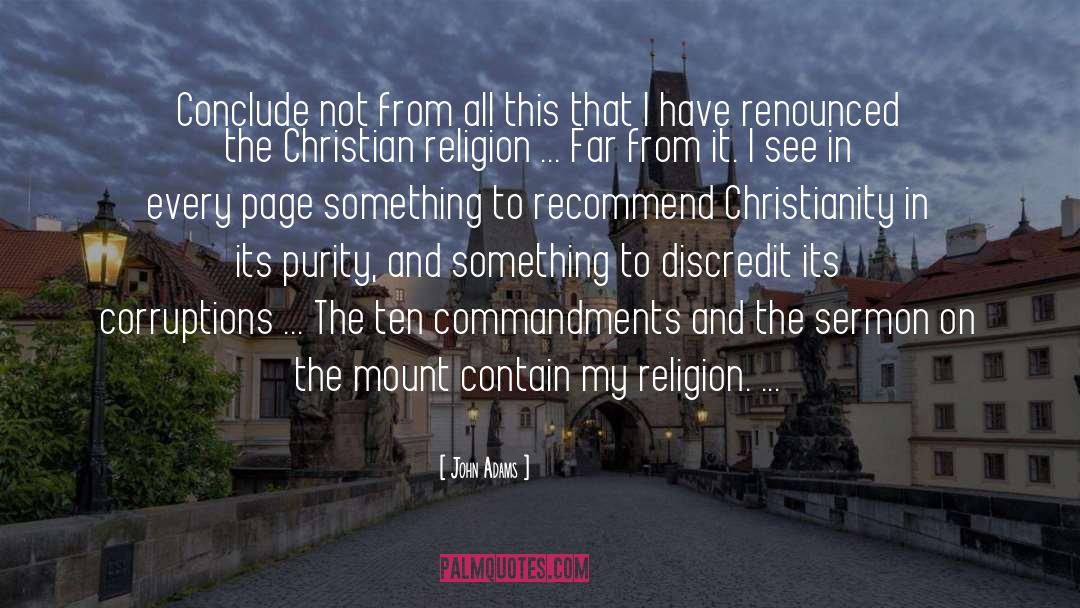 Christian Religion quotes by John Adams