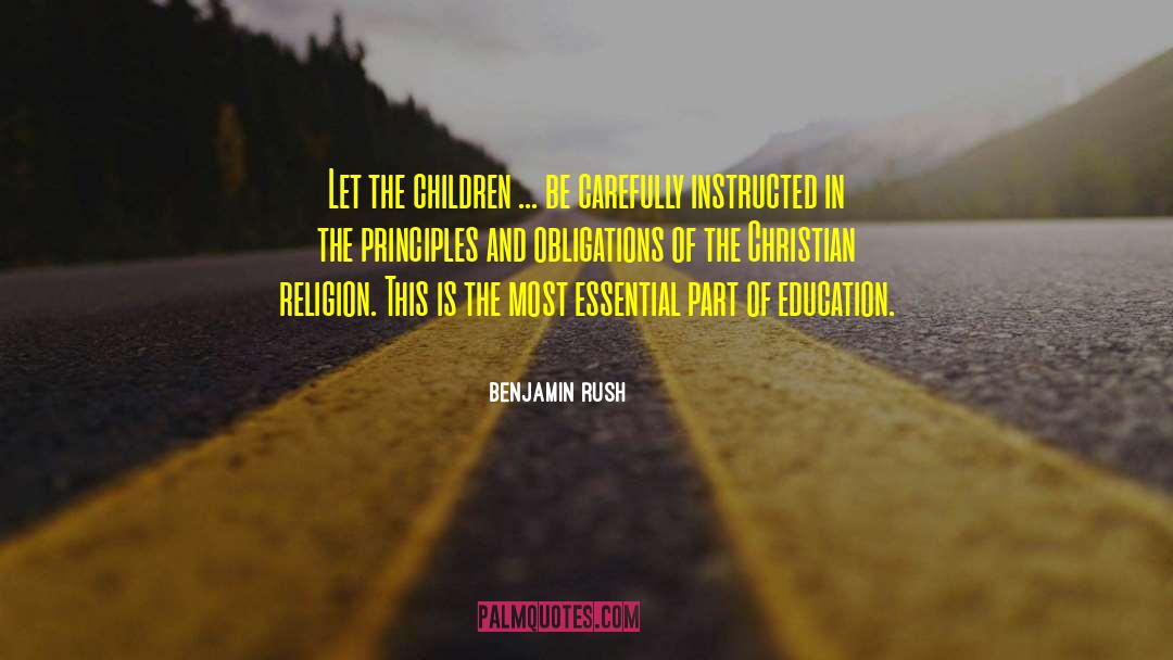 Christian Religion quotes by Benjamin Rush