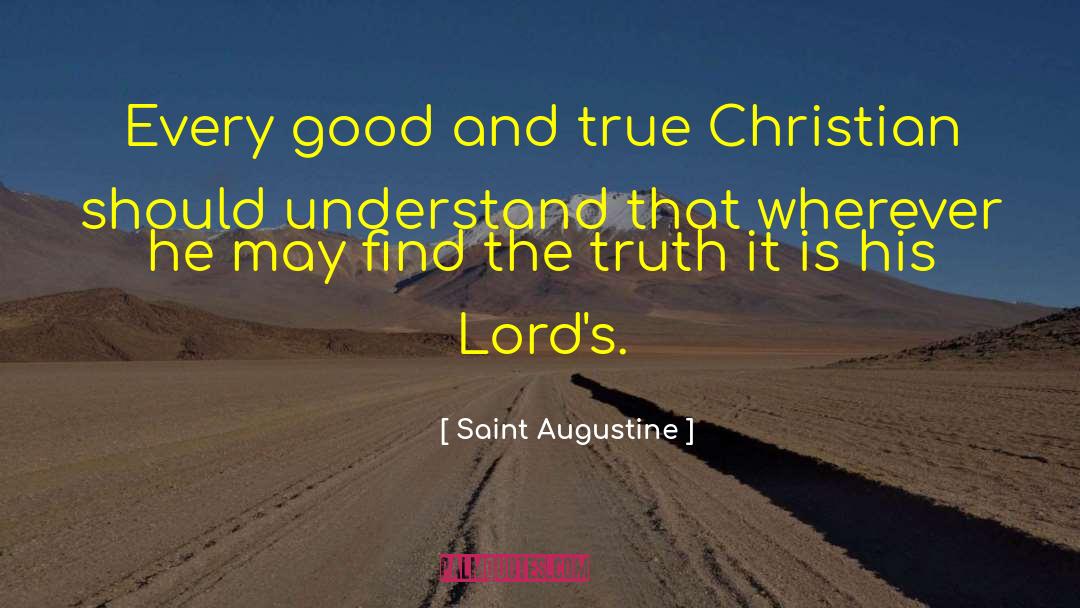 Christian Schools quotes by Saint Augustine