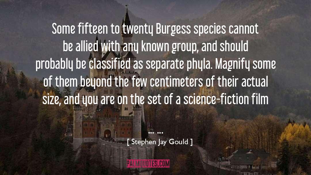 Christian Science Fiction quotes by Stephen Jay Gould