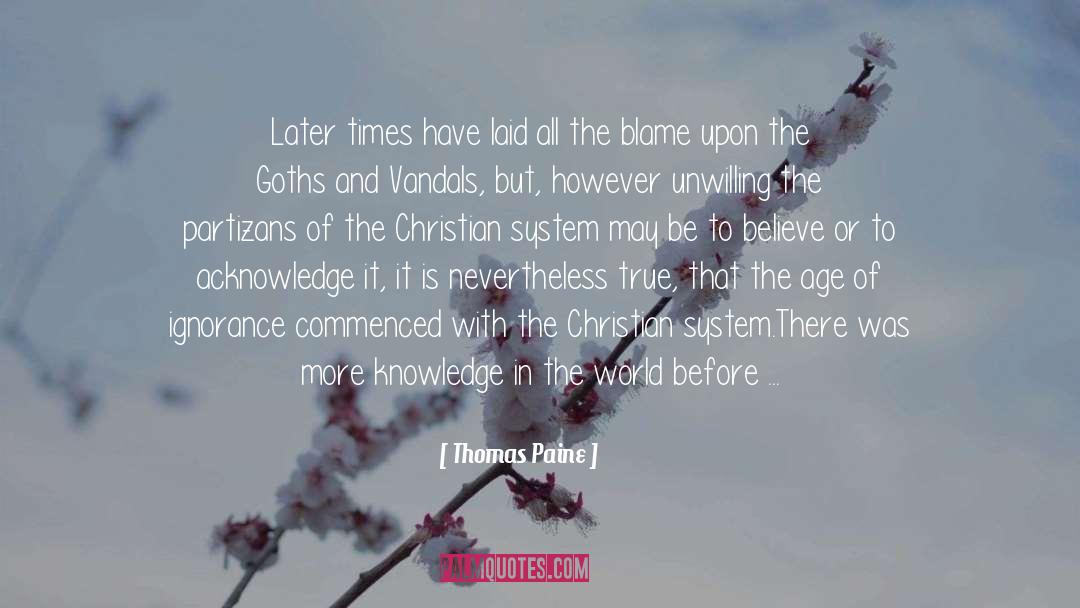 Christian Science Healing quotes by Thomas Paine