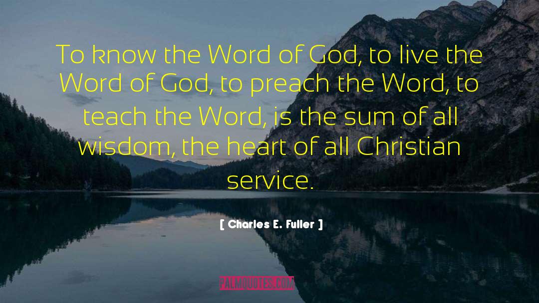 Christian Service quotes by Charles E. Fuller