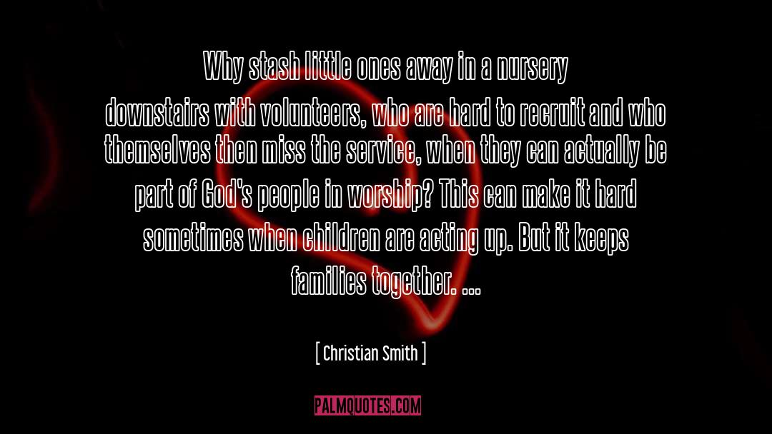Christian Smith quotes by Christian Smith
