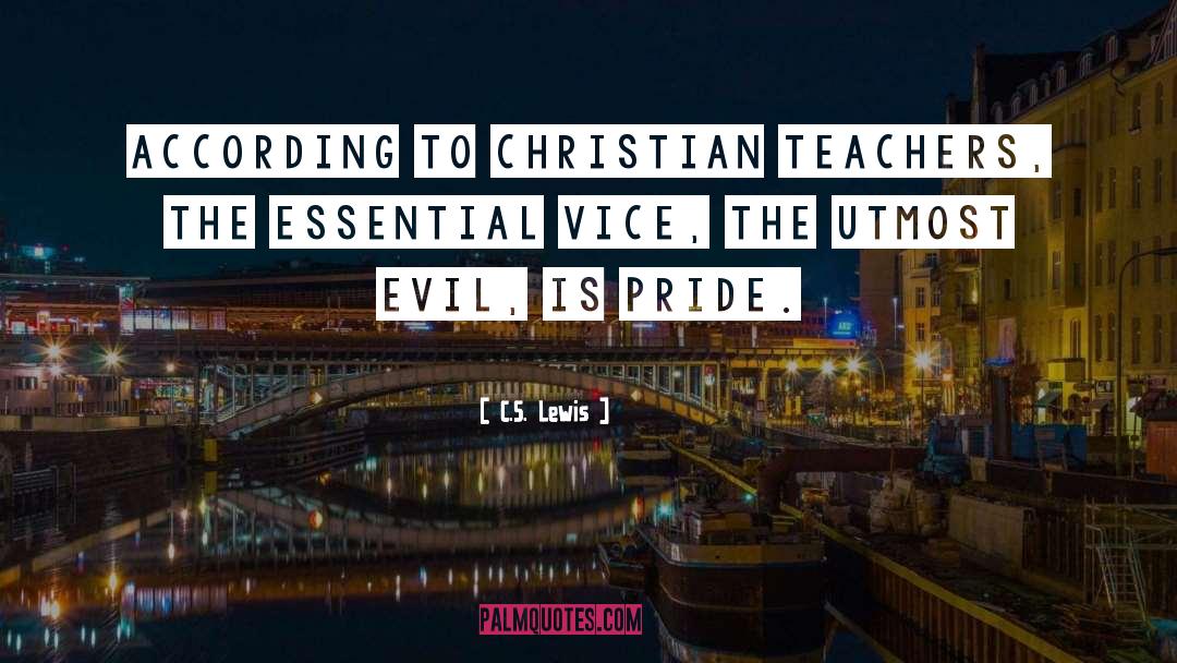 Christian Teachers quotes by C.S. Lewis