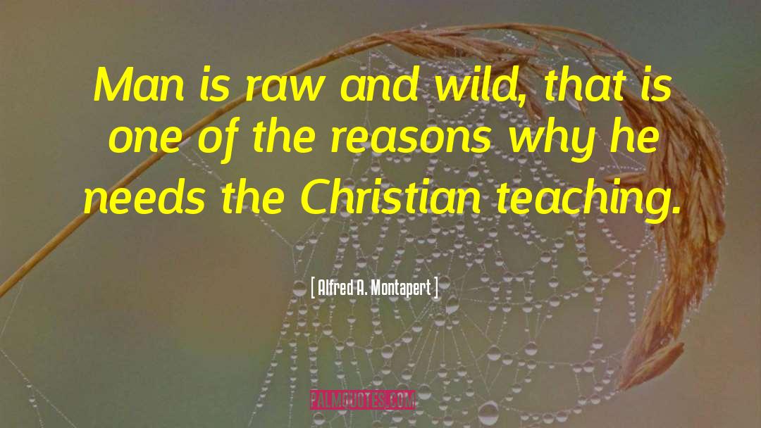 Christian Teaching quotes by Alfred A. Montapert