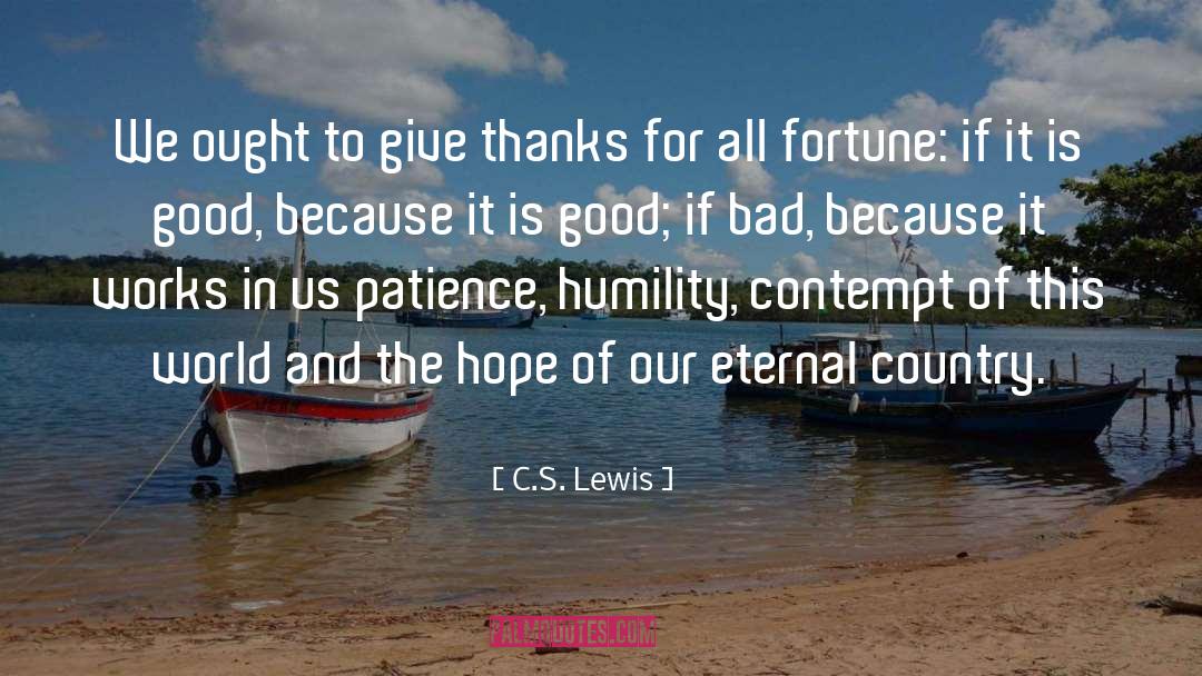 Christian Thanksgiving quotes by C.S. Lewis