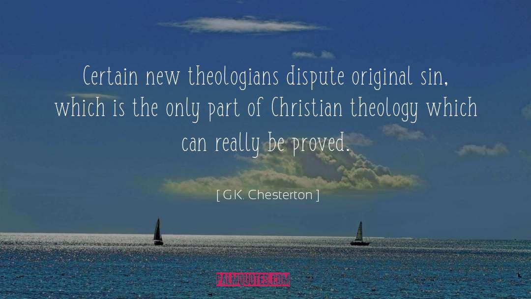 Christian Theology quotes by G.K. Chesterton