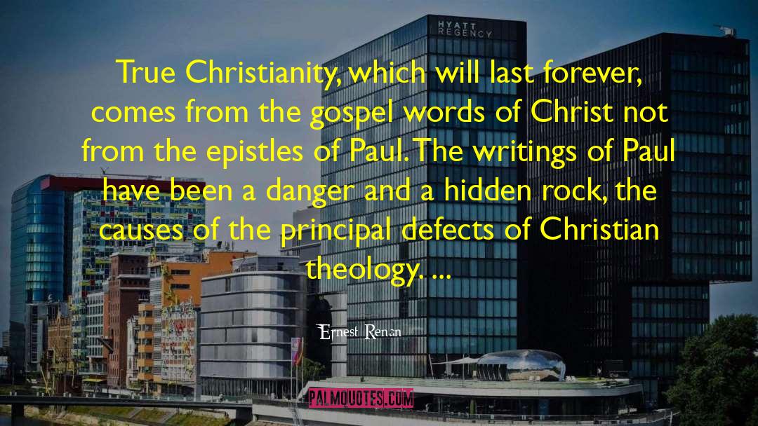 Christian Theology quotes by Ernest Renan
